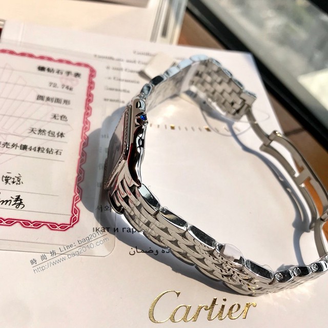 卡地亞石英手錶 Cartier經典款獵豹鑽表大號女裝腕表  gjs2108